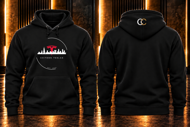 ChiTown Teslas Pull Over Hoodie