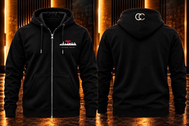 ChiTown Teslas Zip up Hoodie